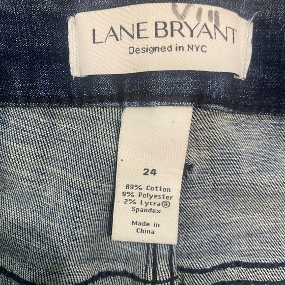 Lane Bryant Stretch MidRise Embellished Jeans - Picture 4 of 5